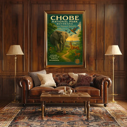 Explore the Heart of Africas Wilderness Poster