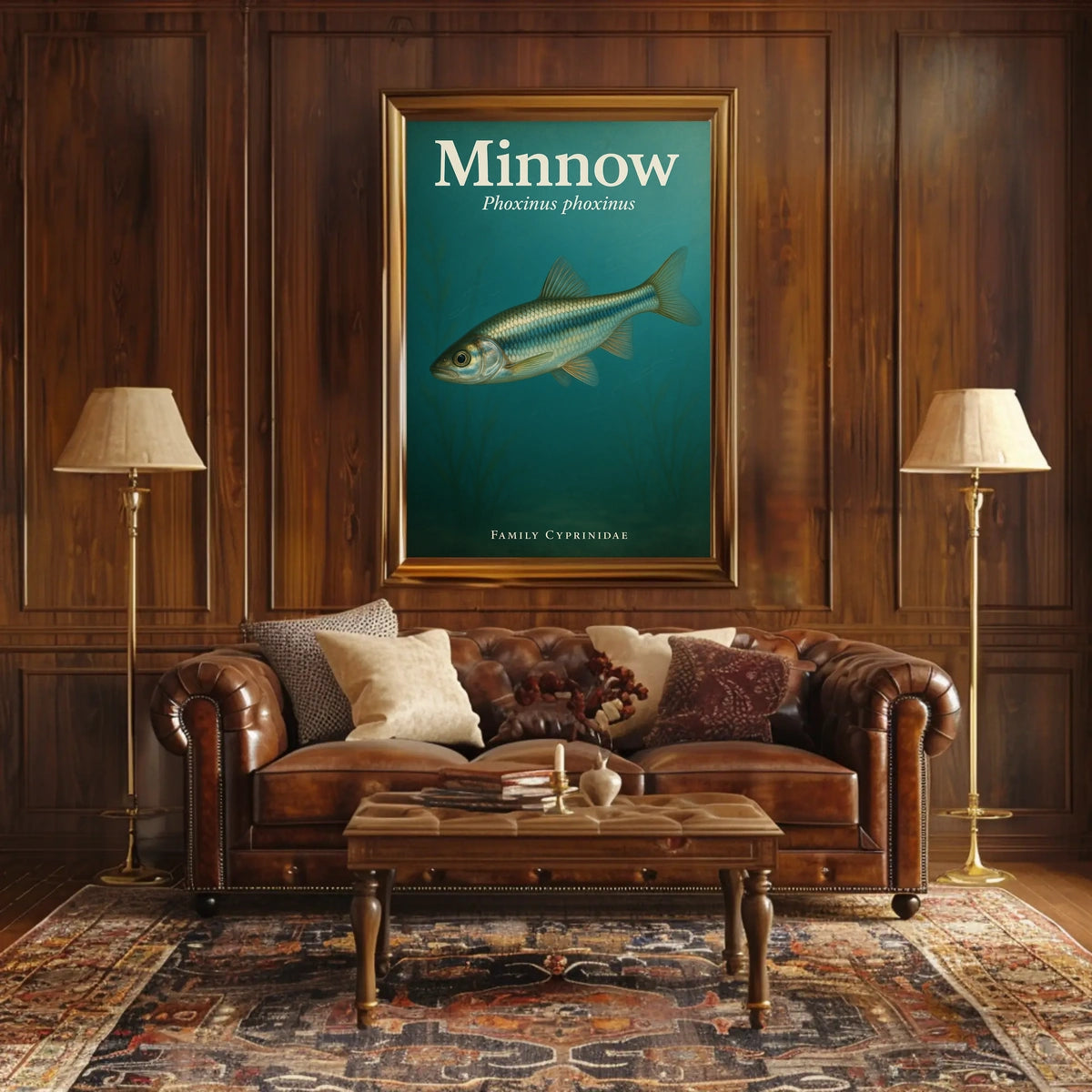 Minnow Phoxinus Phoxinus Poster
