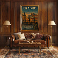 Prague The Heart of Europe Poster