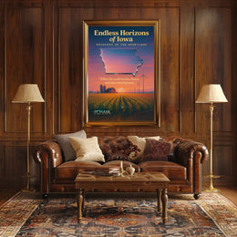 Endless Horizons of Iowa Poster