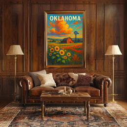 Oklahoma Countryside Poster