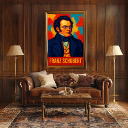 Franz Schubert Portrait Poster