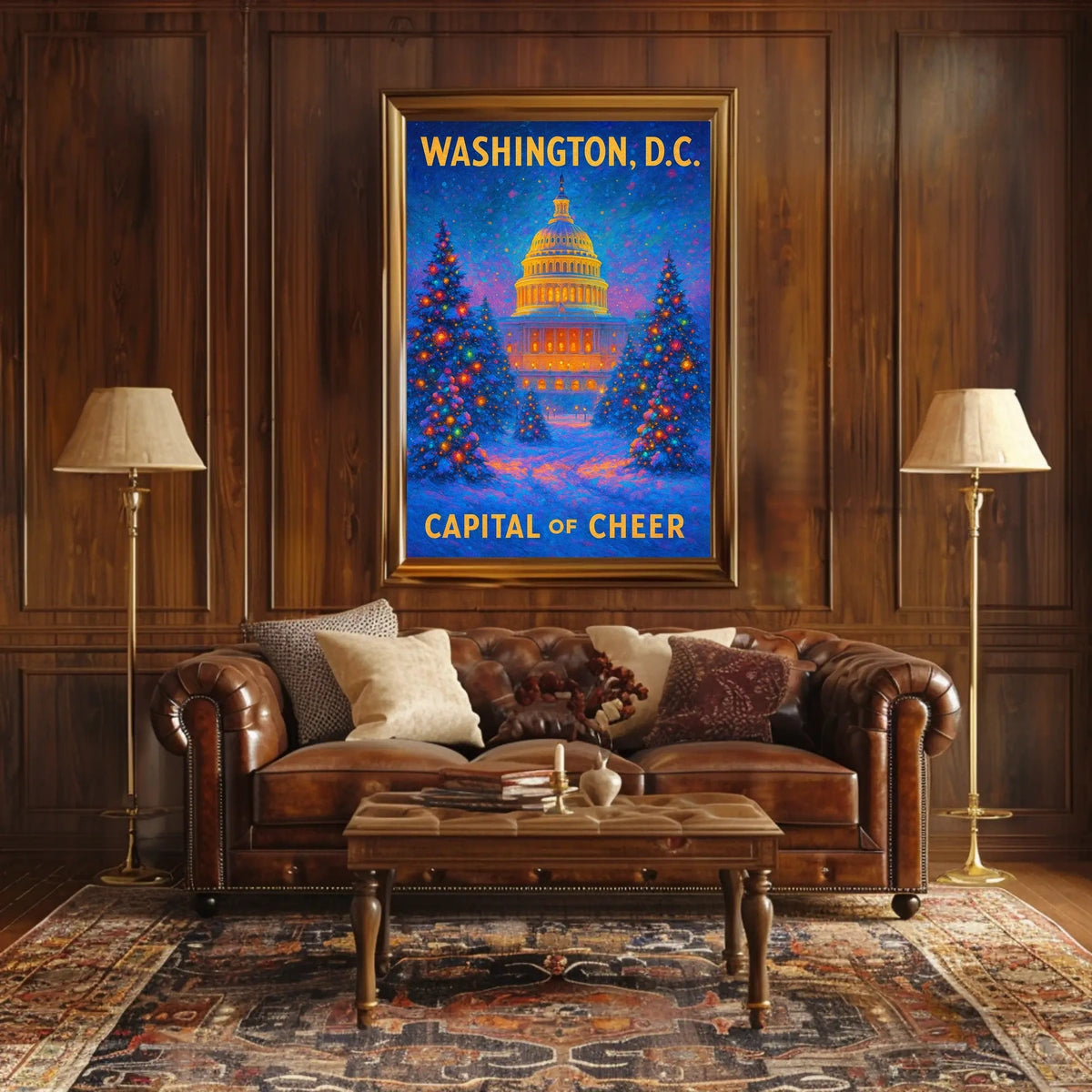Washington, D.C. Capital Of Cheer Poster