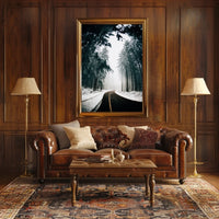 Winter Road Serenity, National Park Poster