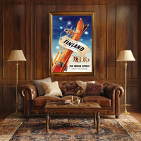 Destination Finland Winter Sports Poster