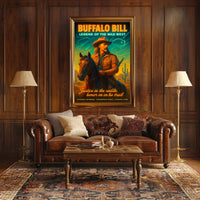 Legendary Wild West Cowboy Adventure Cultural or Heritage Poster