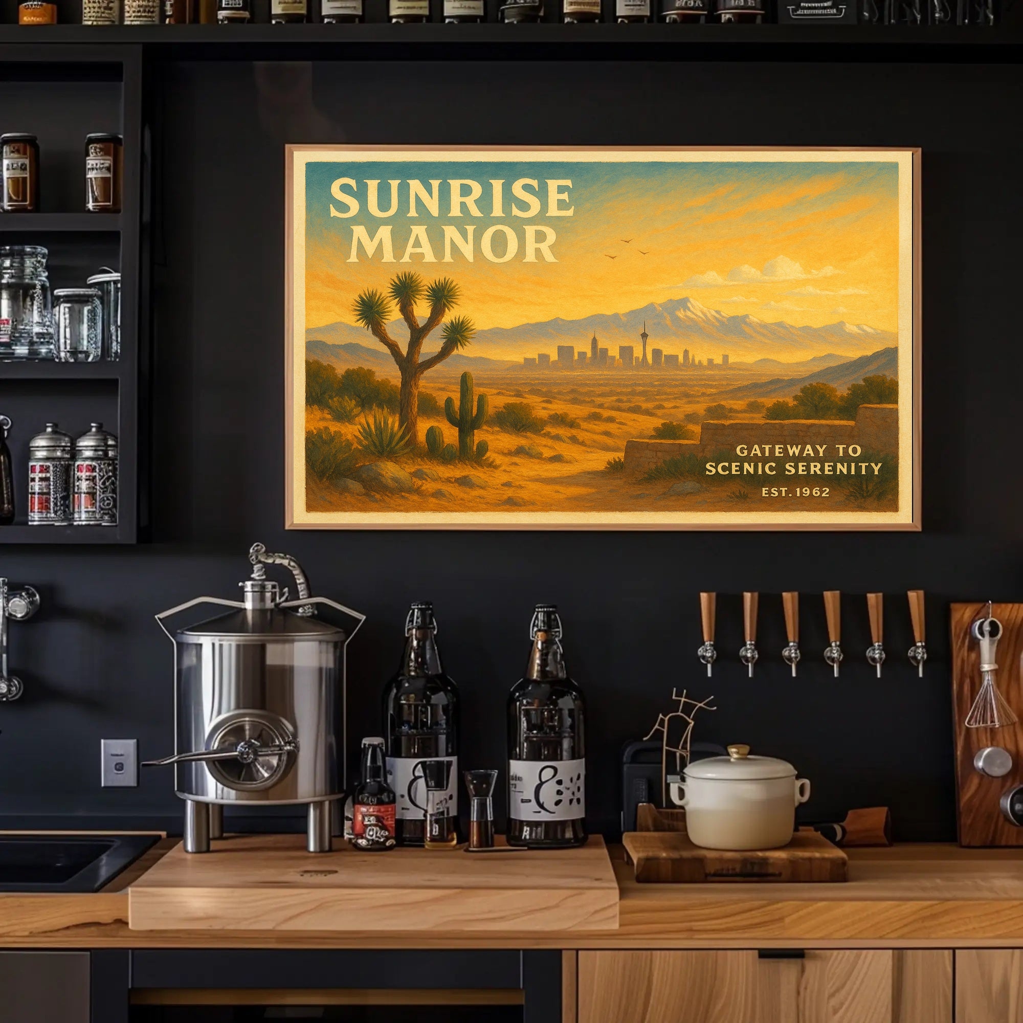 Gateway to Scenic Serenity Travel Poster