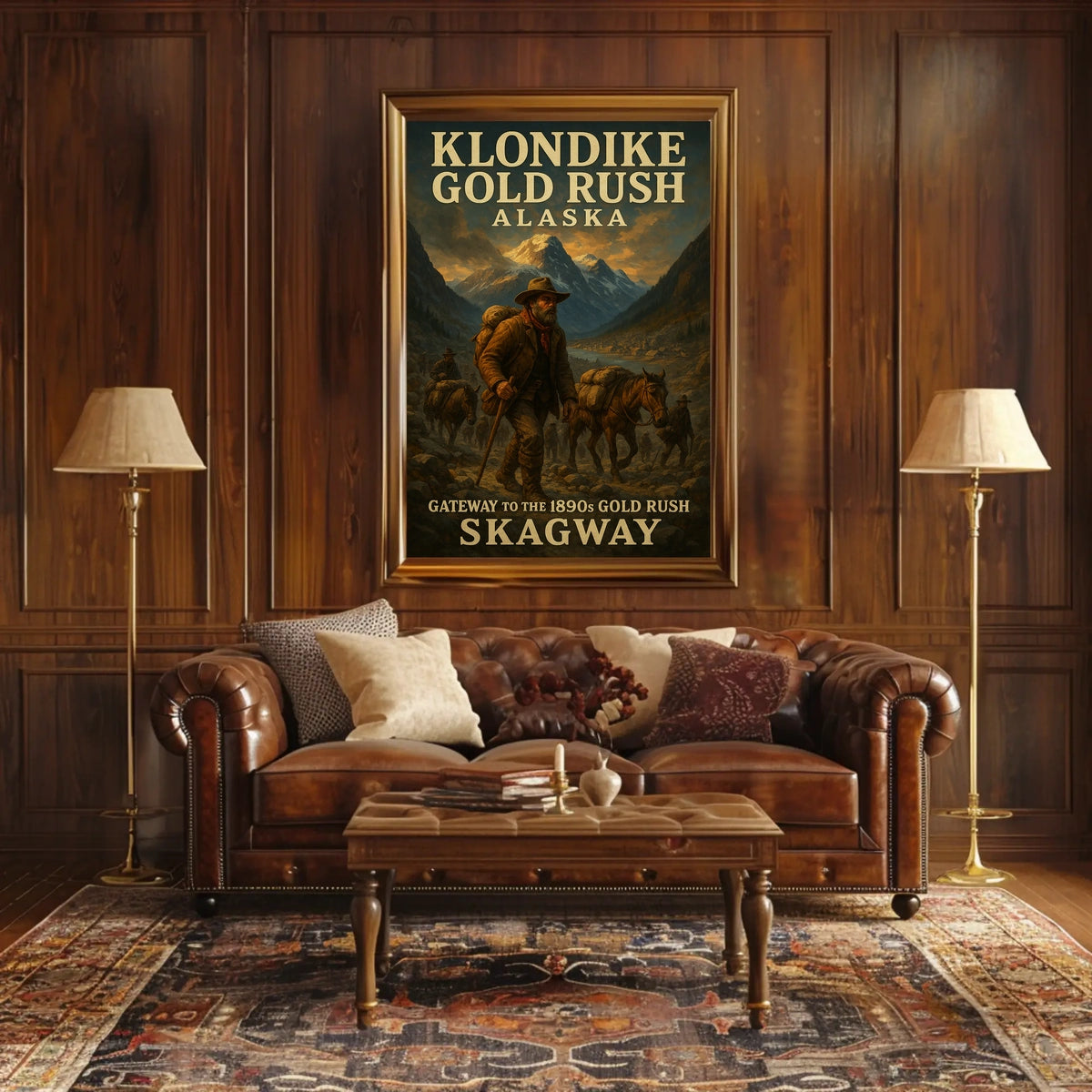 Klondike Gold Rush Gateway To The Poster