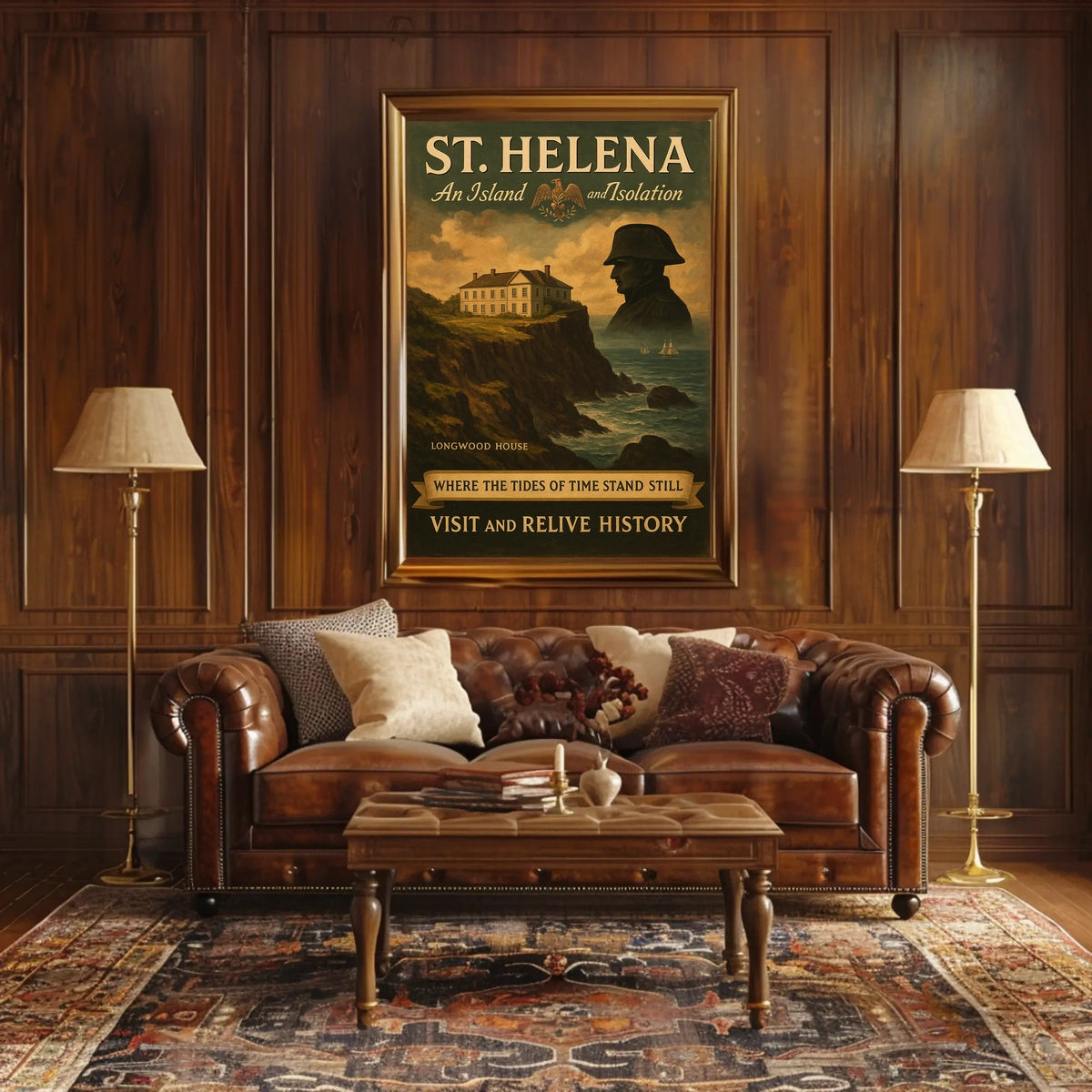 St. Helena An Island of Isolation Poster