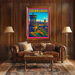 Edinburgh Cityscape Poster