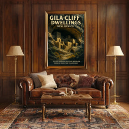 Gila Cliff Dwellings Poster