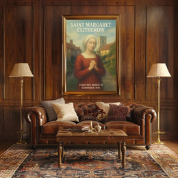 Saint Margaret Clitherow Poster