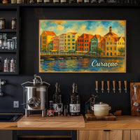 Colorful Curaçao Poster