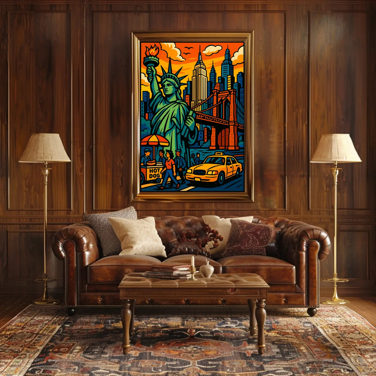 Vibrant New York City Life Poster