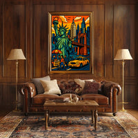 Vibrant New York City Life Poster