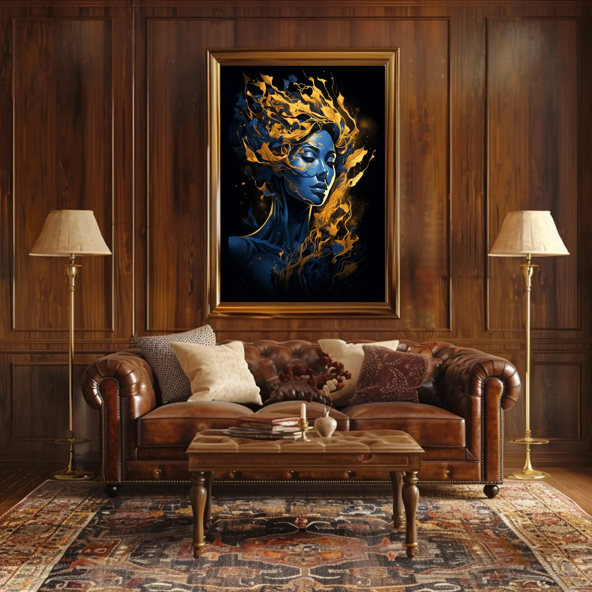 Ethereal Flames Poster