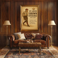 St. Louis Brown Stockings 1875-1877 Poster
