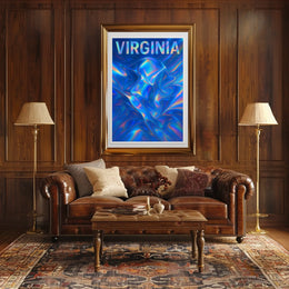 Virginia Abstract Expression Abstract Poster