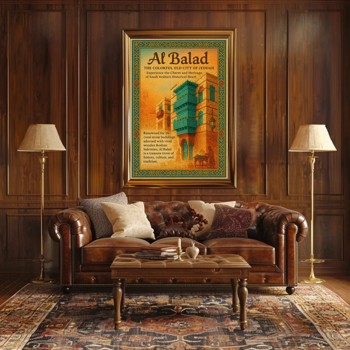 Al Balad The Colorful Old City Of Poster