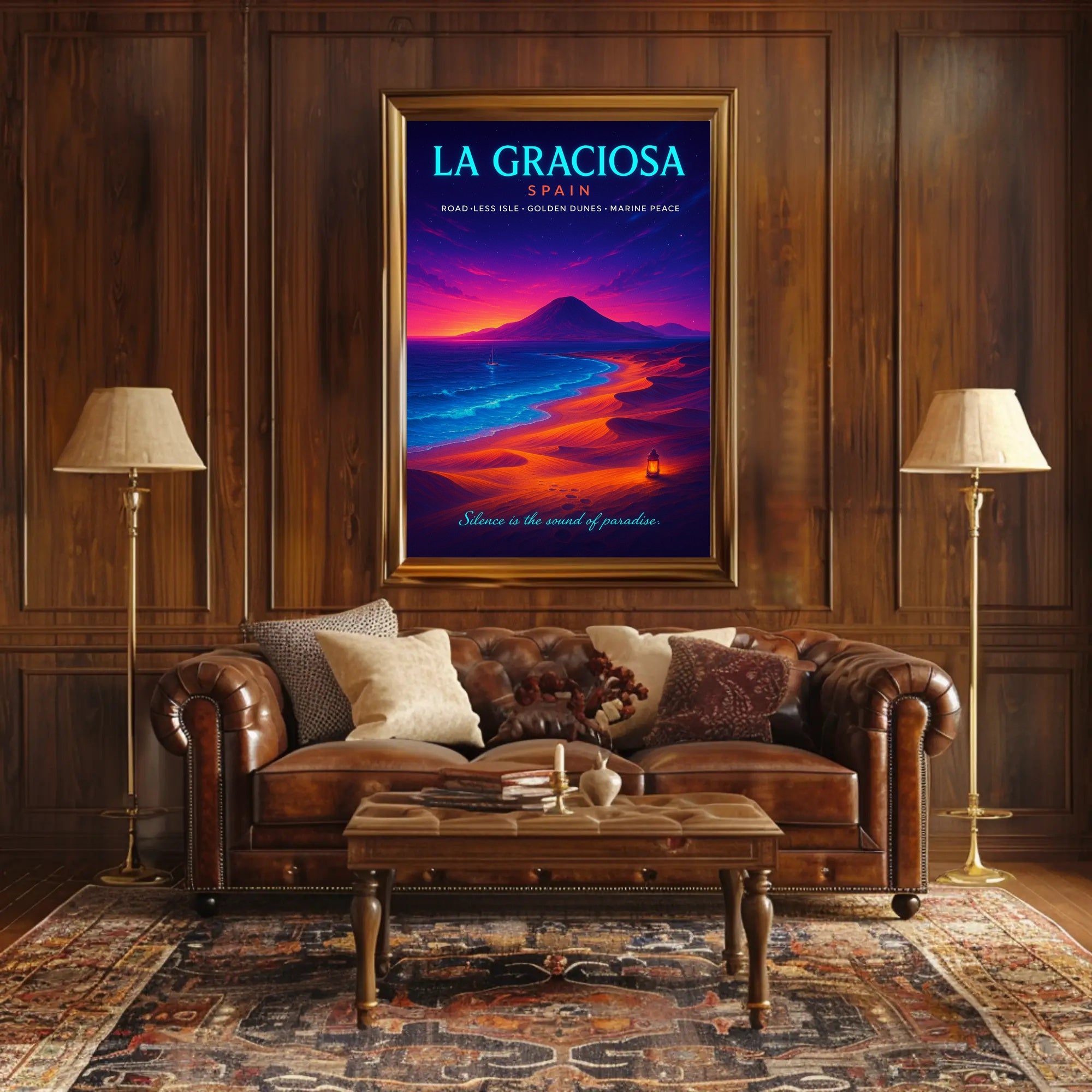 La Graciosa Twilight, Travel Escape Poster