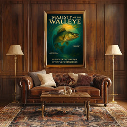Majesty Of The Walleye Poster