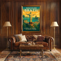 Discover Brazil Poster