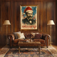 James A. Garfield 20th President of the United States Christmas SeriesPoster