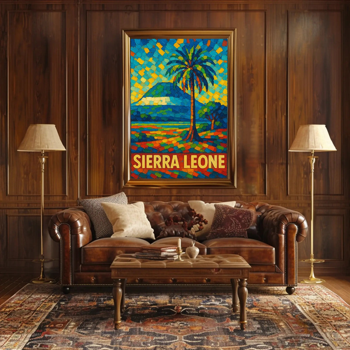 Sierra Leone Vibrant Landscape Poster