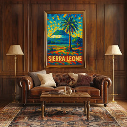 Sierra Leone Vibrant Landscape Poster