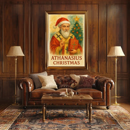 Athanasius Christmas Fusion Historical or Presidential Poster