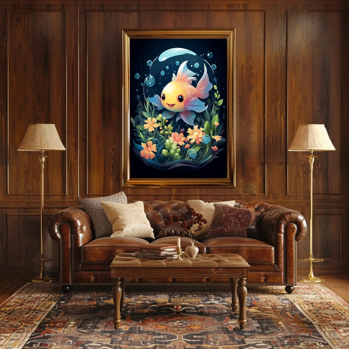 Enchanted Underwater World Poster