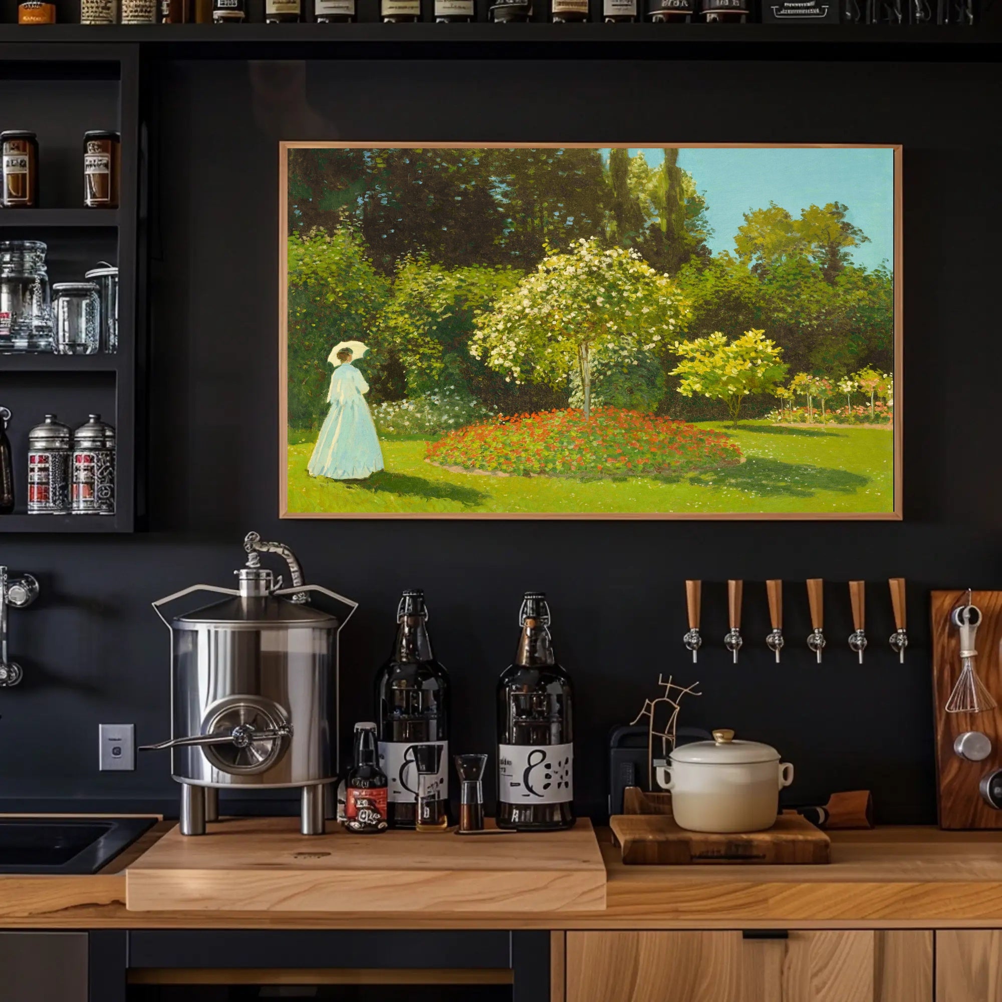 Tranquil Garden Scene Poster