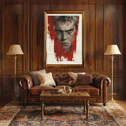 Cherry Blossom Tranquility: Coffee and Pagoda Poster PosterGoat