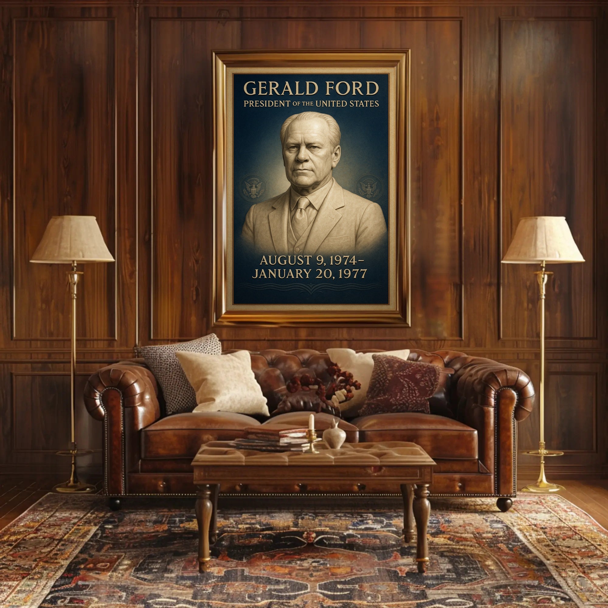 Gerald Ford – President of the United States Poster PosterGoat