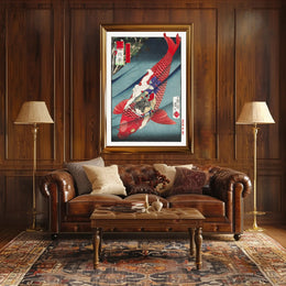 Vibrant Koi Ride Poster