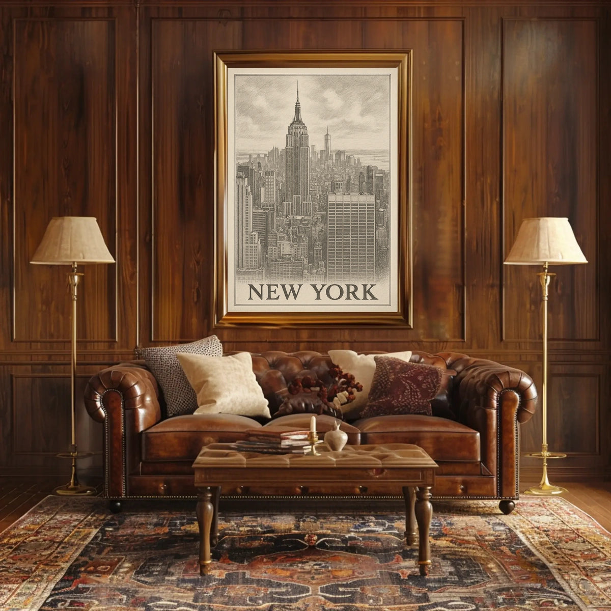 Iconic New York Skyline Poster