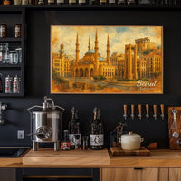 Beirut Cityscape Photography Realism Wanderlust Poster