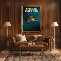 African Tigerfish Hydrocynus vittatus Poster