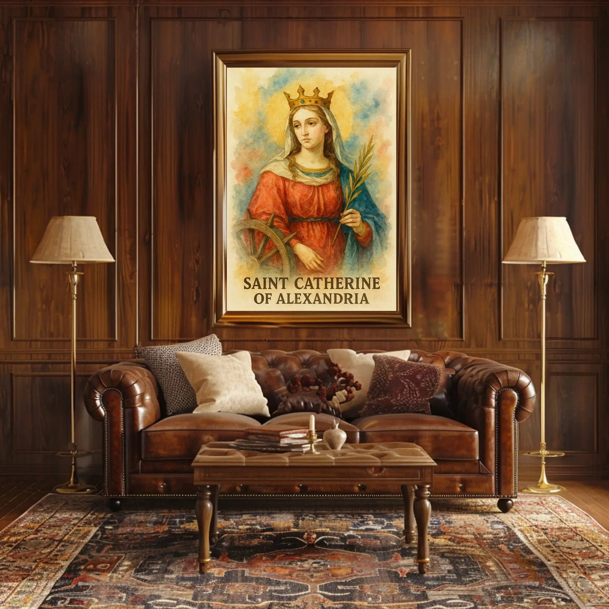 Saint Catherine of Alexandria Poster