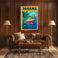 Panama Travel Poster