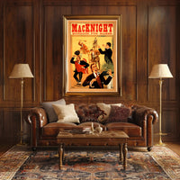 MacKnight Hypnotic Fun Maker Vintage Artistic Poster