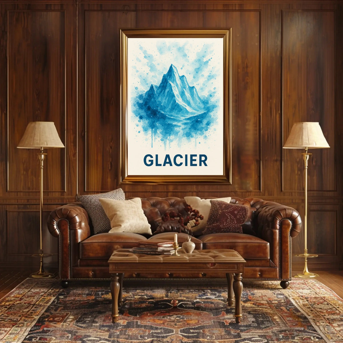 Glacier Majesty Poster