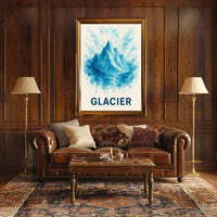 Glacier Majesty Poster