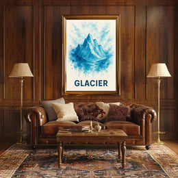 Glacier Majesty Poster