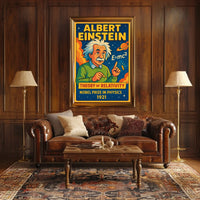 Albert Einstein Nobel Prize In Physics Poster