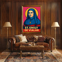 St. Emily de Vialar Poster