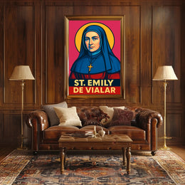 St. Emily de Vialar Poster