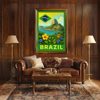 Discover Brazil Poster PosterGoat