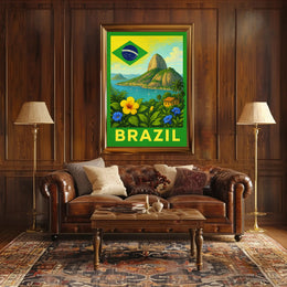 Discover Brazil Poster PosterGoat