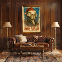 John Adams 2nd President of the United States Christmas SeriesPoster